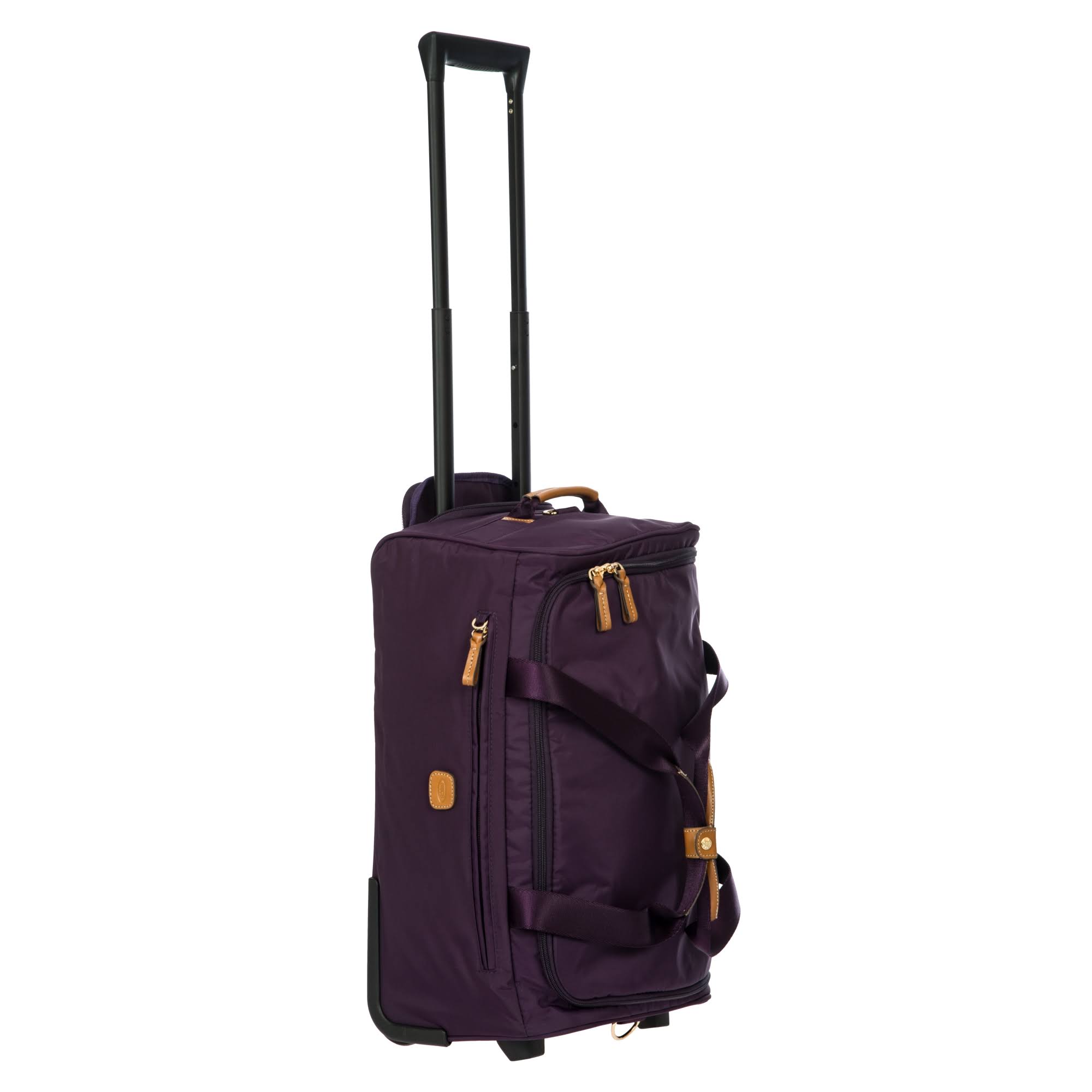 Bric&s x Bag 21×22 Carry on Rolling Duffle Bag Violet