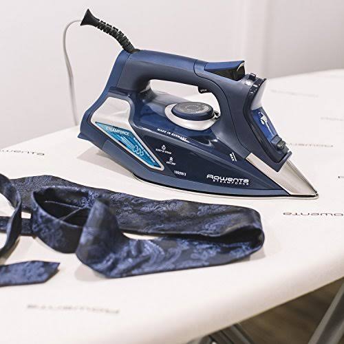 Rowenta DW9280 Steam Force Steam Iron with 400-Hole Stainless Steel Soleplate, 1800-Watt, Blue - Image 7
