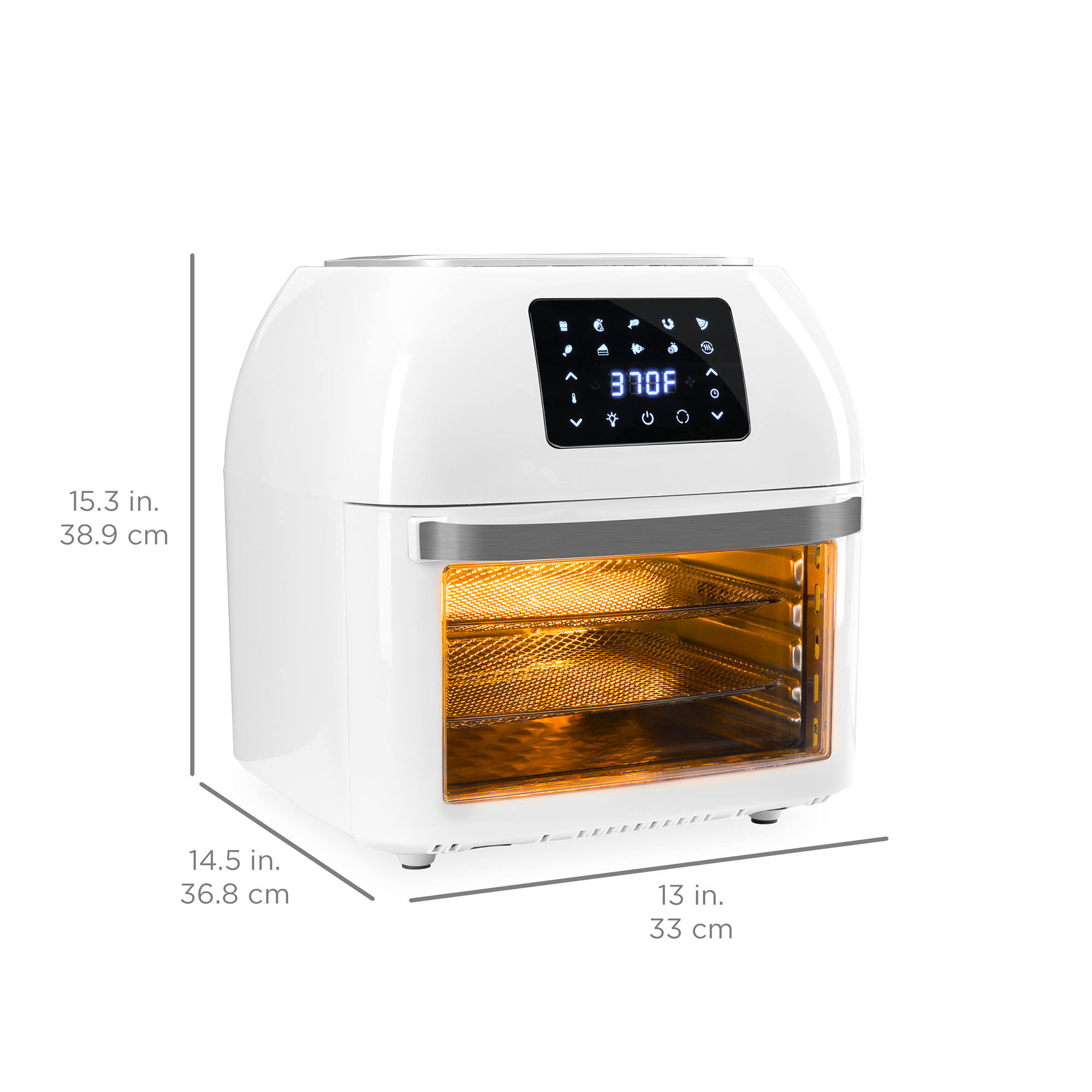 Best Choice Products 16.9qt 1800W 10-in-1 Family Size Air Fryer Countertop Oven, Rotisserie, Dehydrator – White - Image 7