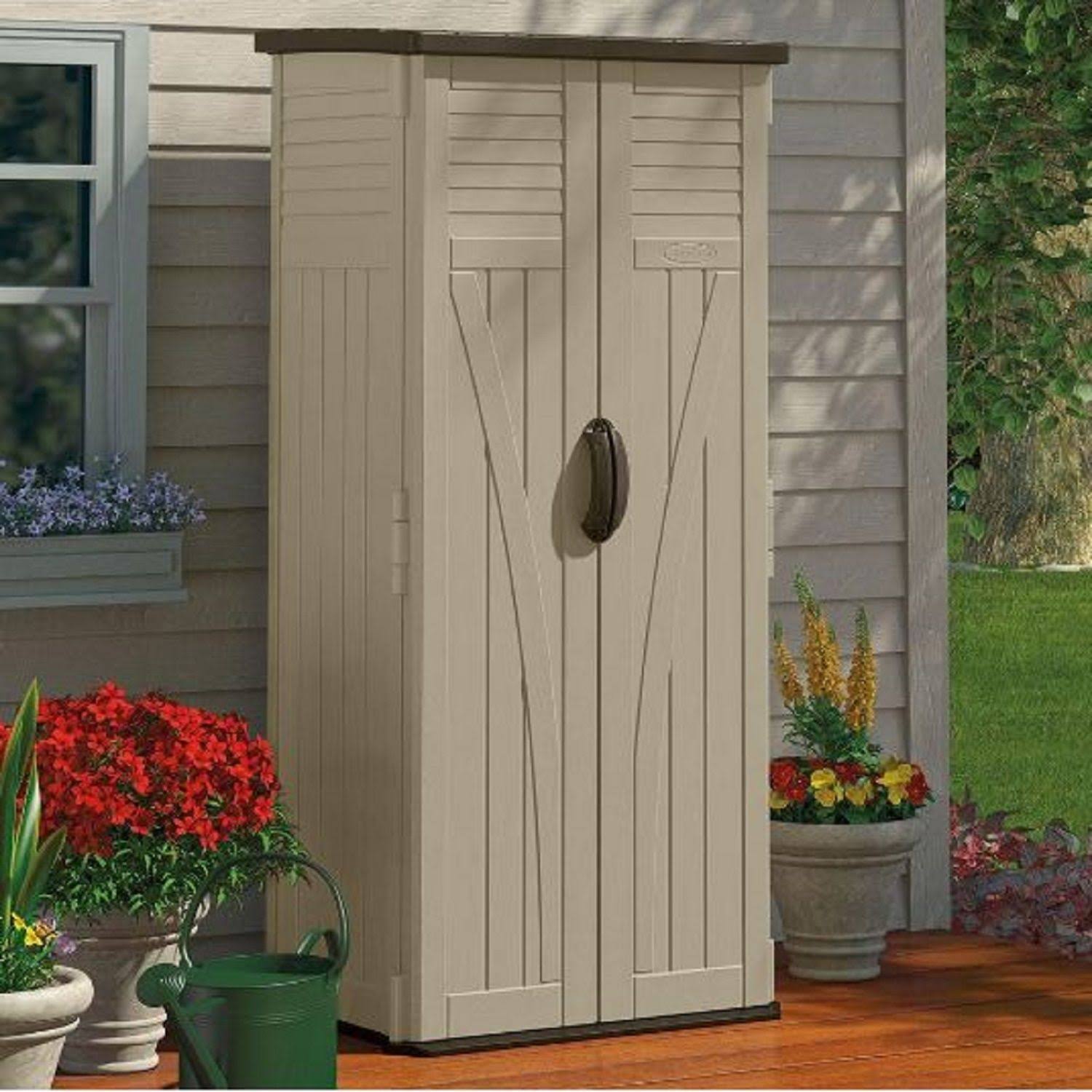 Suncast Bms2000 22 Cu. ft. Resin Vertical Shed - Image 2